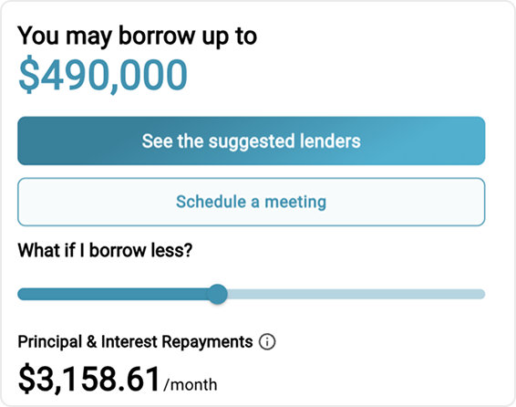 Borrowing capacity summary